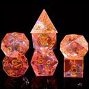 Argonia  - Handcrafted Sharp Edge Dice Set & Dice Case