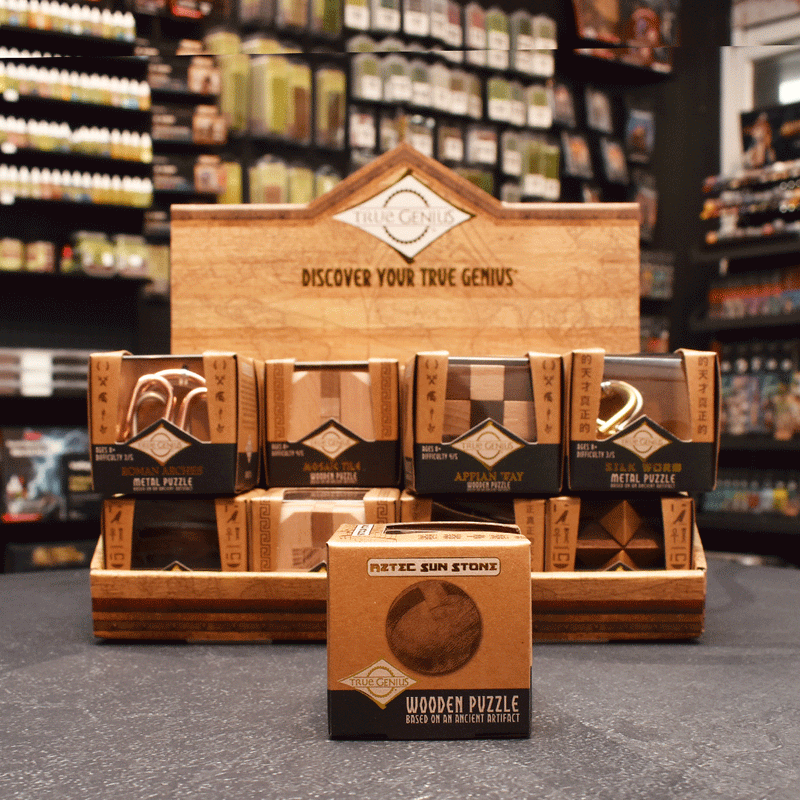 Project Genius Mini Brainteaser Puzzle - Aztec Sun Stone