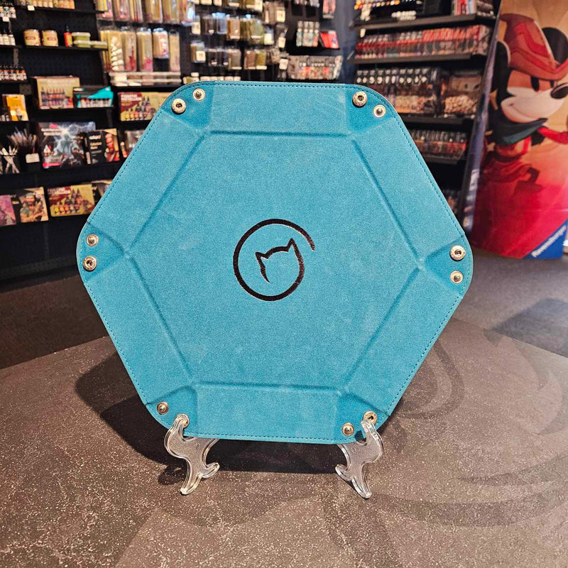 Bea Games Hexagon Dice Tray  - Light Blue