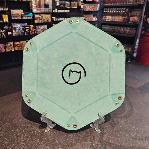 Bea Games Hexagon Dice Tray  - Mint Green