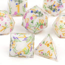 Tiggy Winkles - Handcrafted Sharp Edge Dice Set & Dice Case