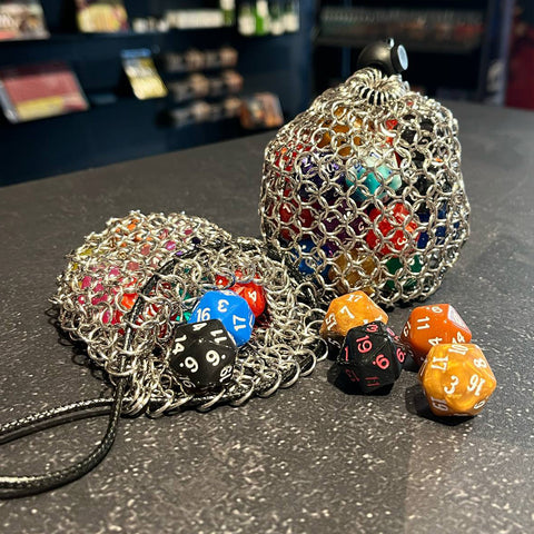 Chainmail Dice Bag