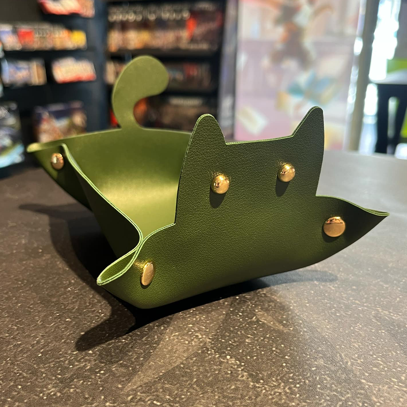 Cat Dice Tray - Green