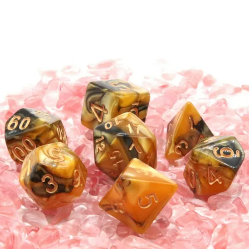 Brand New Day - 7 Piece Polyhedral Dice Set + Dice Bag