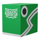 Dragon Shield Double Shell (150 Cards Deckbox) Green//Black