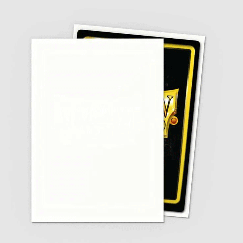 Dragon Shield Standard Matte Sleeves 100 Pack - White