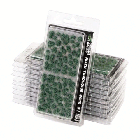 Gamers Grass - Alien Turquoise Grass Tufts