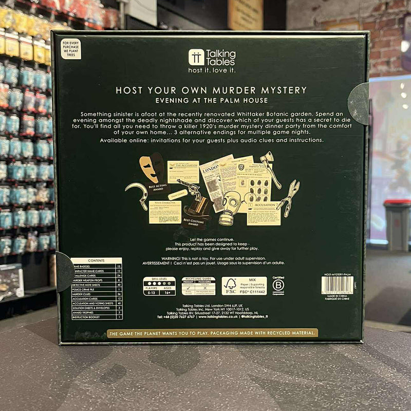 Host Your Own Murder Mystery - At The Palm House