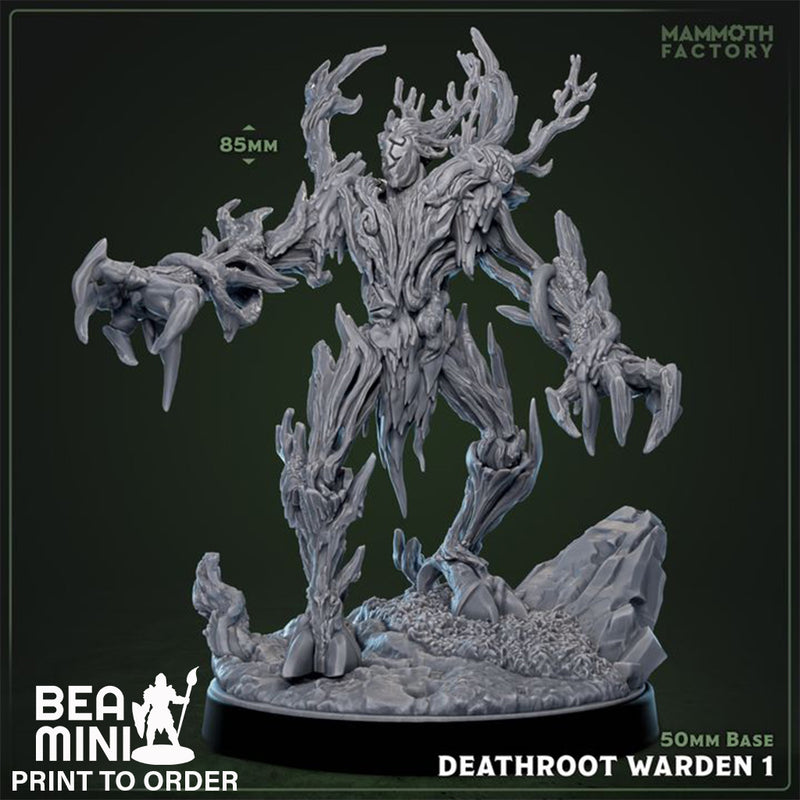 Deathroot Warden 1 | BeaMini Print to Order Miniatures
