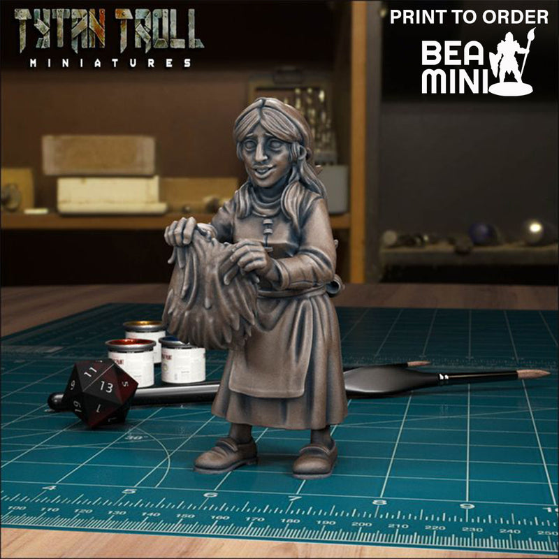 Curse of Strahd - Kretyana Dolvo | BeaMini Print to Order Miniatures