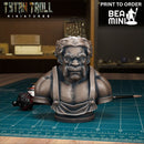 Curse of Strahd - Crygori Strum Bust | BeaMini Print to Order Miniatures