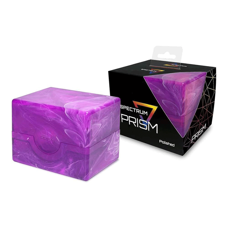 BCW Prism Deck Case – Polished – Charoite Purple