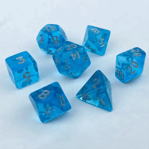 Dewdrop - Mini Polyhedral Dice Set