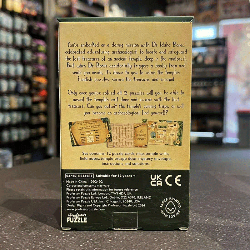 Escape from the Lost Temple - Professor Puzzle Games