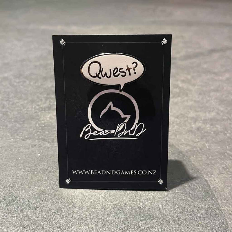 Swords Comics Enamel Pin - Qwest?