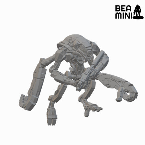 CHIP02 - Human Hybrid Solider | BeaMini Unpainted Sci-fi Miniatures