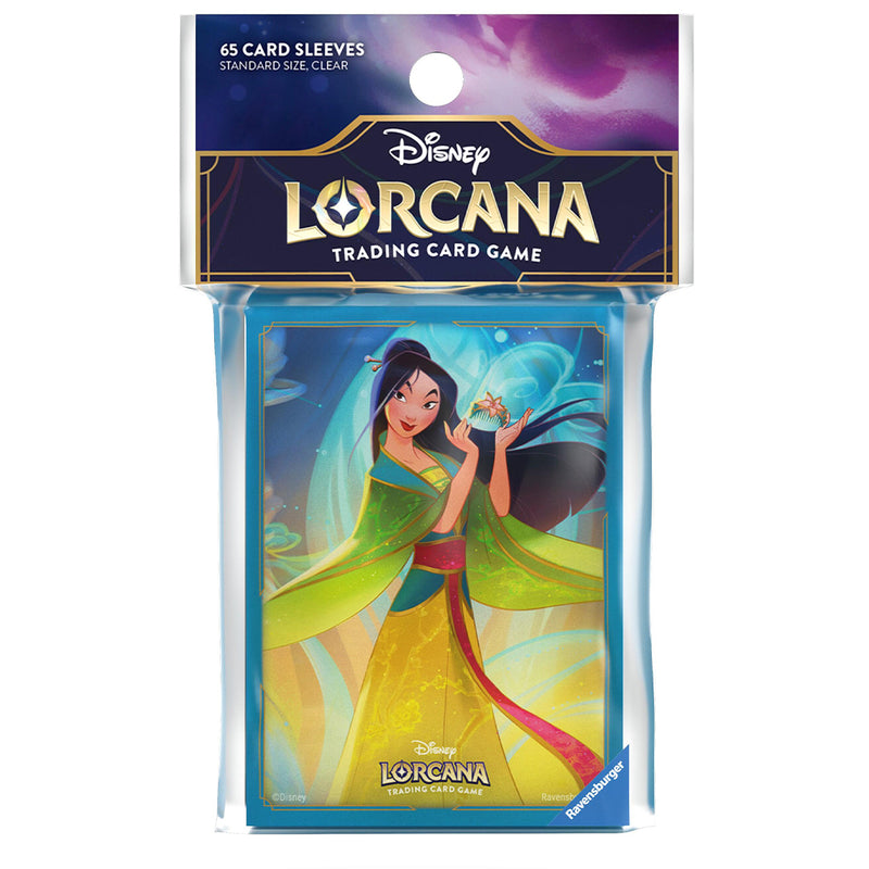 Disney Lorcana: Card Sleeves (Mulan - With Comb / 65-Pack)