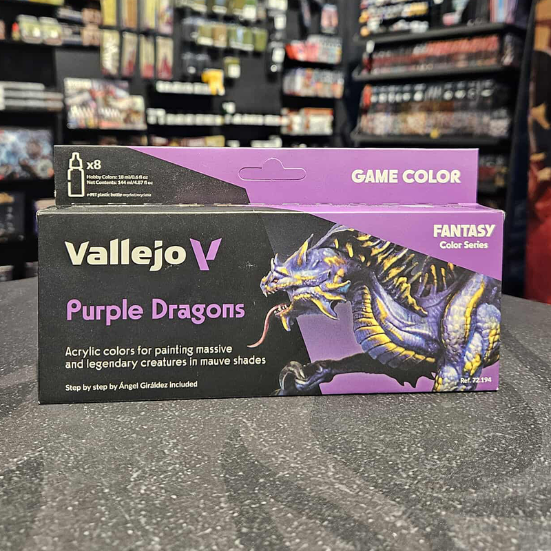 Vallejo: Game Color Purple Dragons 8 Colour Set