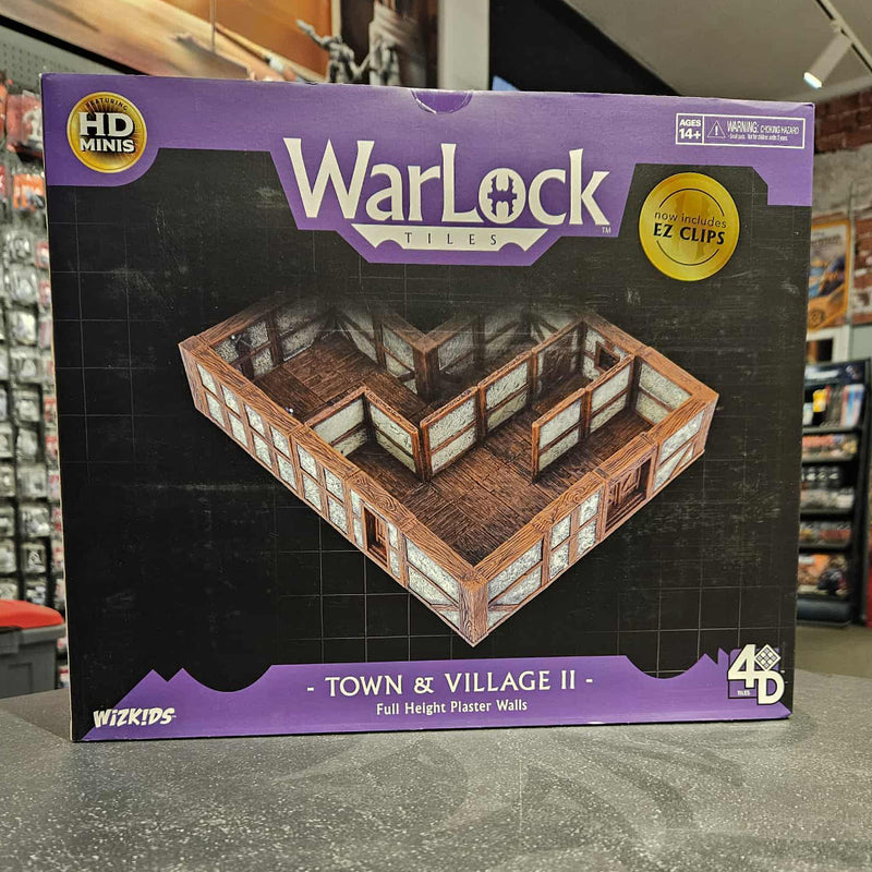 Town & Village II Full Height Plaster Walls - WarLock Tiles Base Set