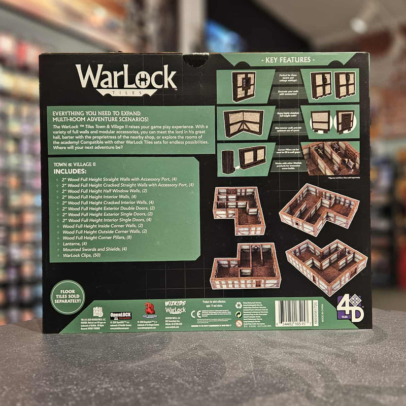 Town & Village II Full Height Plaster Walls Expansion - WarLock Tiles
