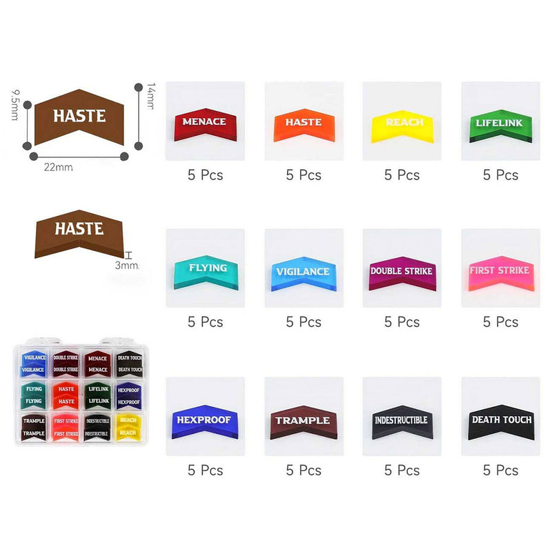 Magic: The Gathering Keyword Tokens (60pc)