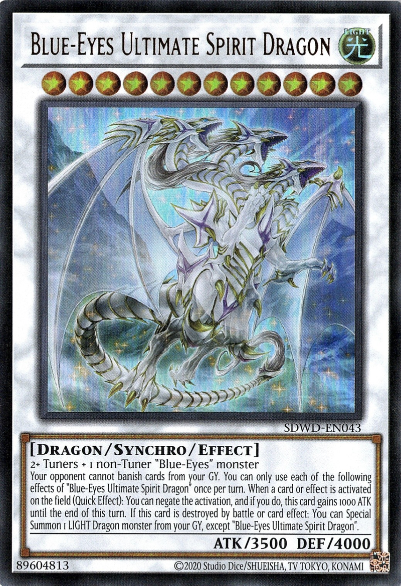Blue-Eyes Ultimate Spirit Dragon (Unlimited) [SDWD-EN043] Ultra Rare