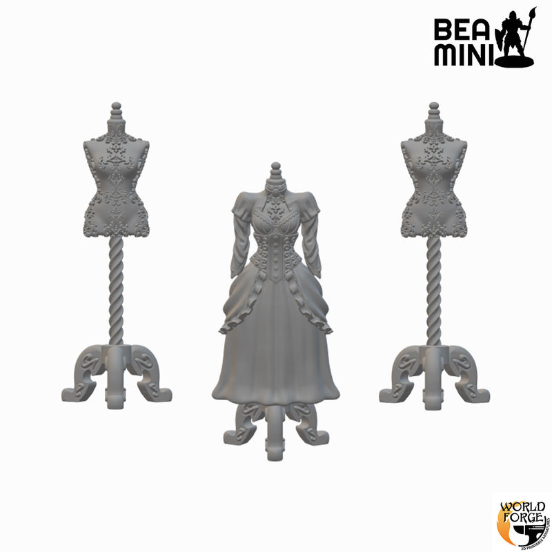 Mannequins | BeaMini Unpainted RPG Miniatures
