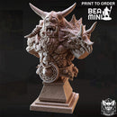 Barlgura Chief Bust | BeaMini Print to Order Miniatures
