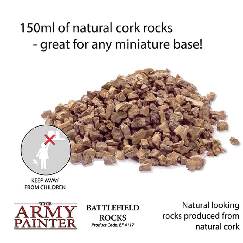 Army Painter Basing - Battlefield Rocks - Bea DnD Games