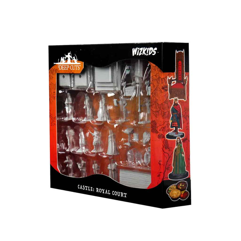 Castle Dwellers (Royal Court) & Accessories WizKids Deep Cuts Unpainted Miniatures - Bea DnD Games