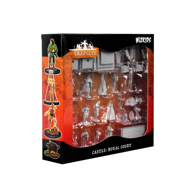 Castle Dwellers (Royal Court) & Accessories WizKids Deep Cuts Unpainted Miniatures - Bea DnD Games
