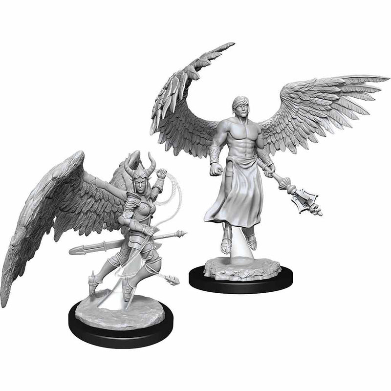Deva & Erinyes Nolzurs Marvelous Unpainted Miniatures - Bea DnD Games