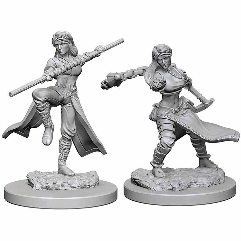 Human Monk (Female) Nolzurs Marvelous Unpainted Miniatures - Bea DnD Games