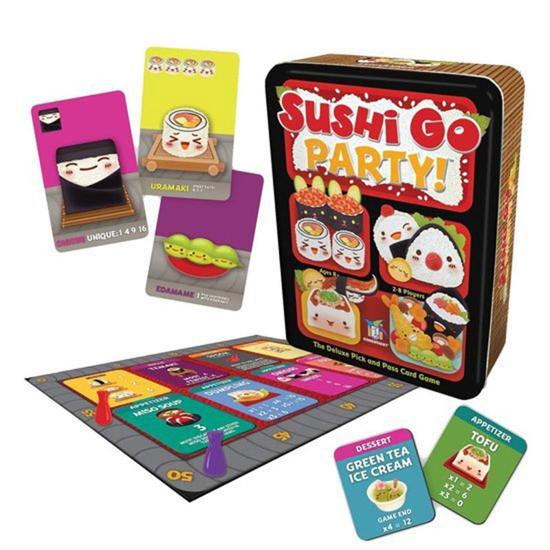 Sushi Go Party! - The Deluxe Pick and Pass Card Game - Bea DnD Games